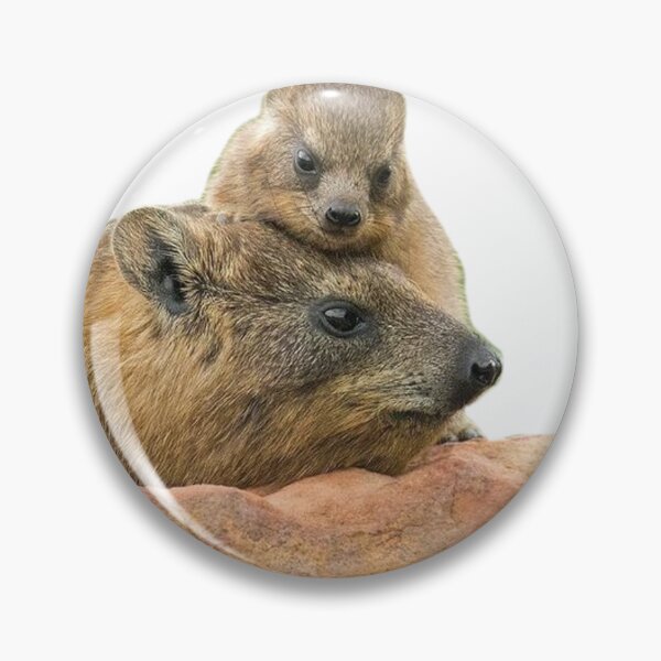Item preview, rock hyrax with mom  designed and sold by SillyLittleSnek.