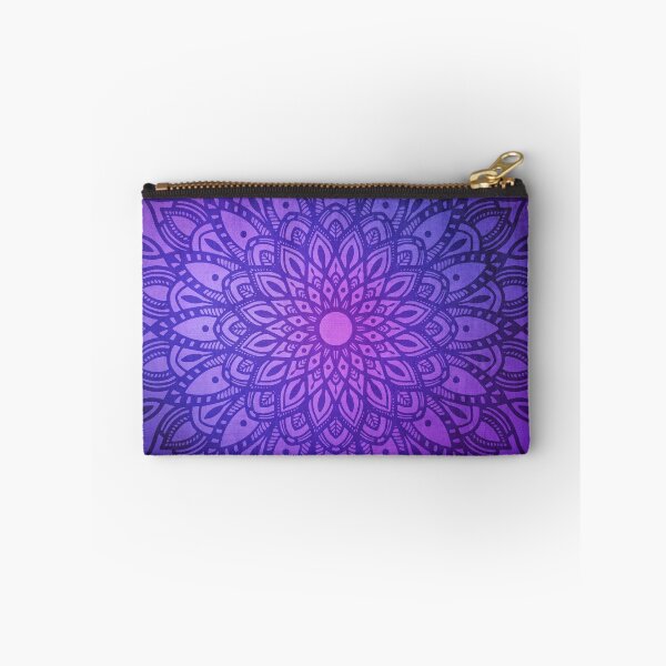 Item preview, Dark Mandala in Purple, Pink and Navy designed and sold by Kelly Dietrich Mandala & Fractal Art.