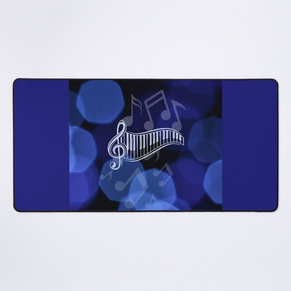 Item preview, Music Notation On Blue In Hues Of Blue designed and sold by BrightrDayMusicArt.