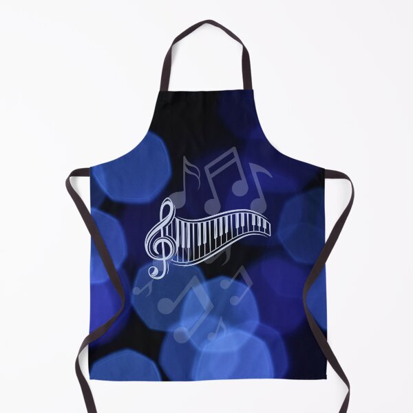 Item preview, Music Notation On Blue In Hues Of Blue designed and sold by BrightrDayMusicArt.