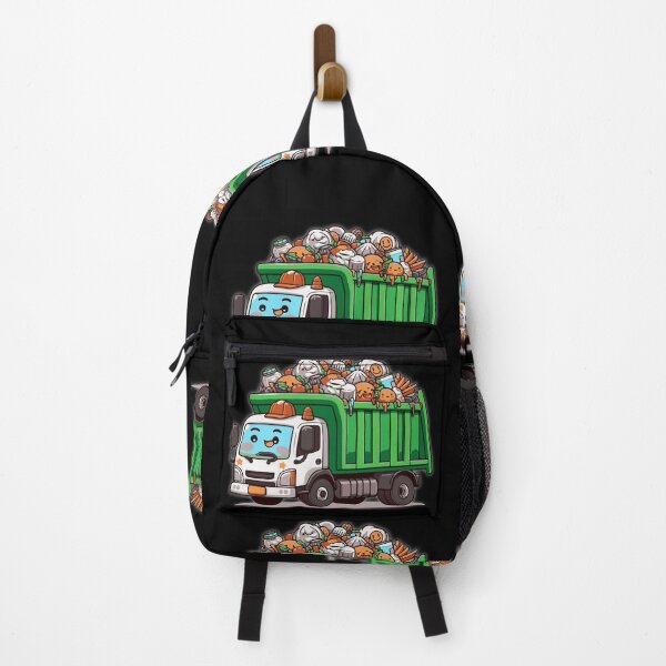 Item preview, garbage truck trash retro designed and sold by Ren-Zou.