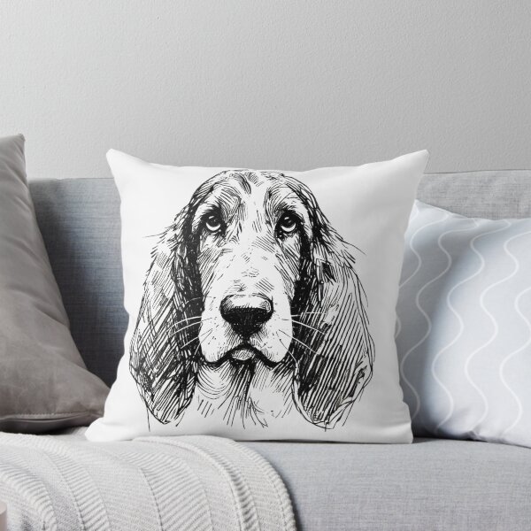 Item preview, Basset Hound Dog designed and sold by Blink Art Studio.