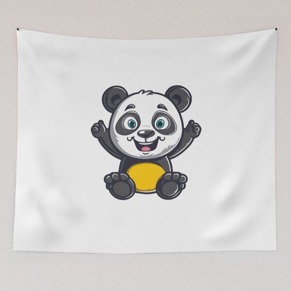 Item preview, Joyful panda v4 designed and sold by Stickio.