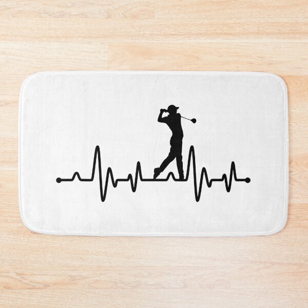 Item preview, Golf Golf Heartbeat T-Shirt designed and sold by KunstVision.