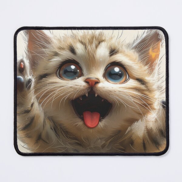 Item preview, Cat with playful paws designed and sold by wolfgangrainer.