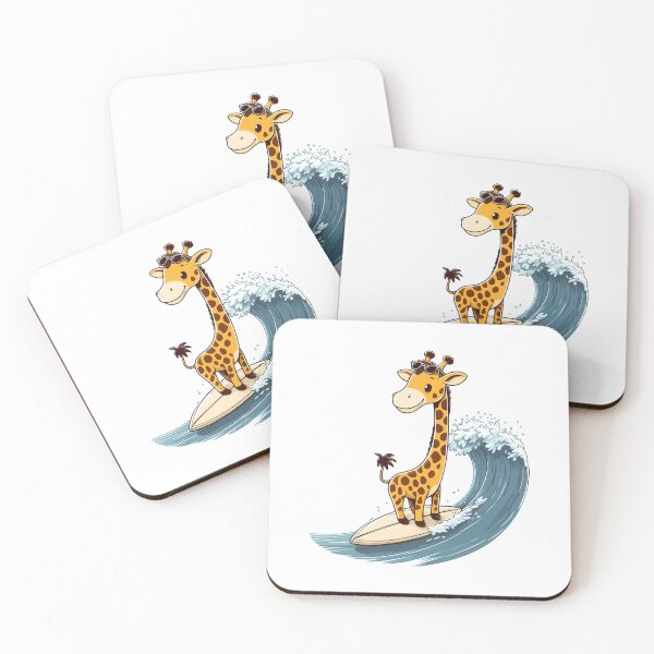 Item preview, Surfing Giraffe designed and sold by Coffee Lifestyle.