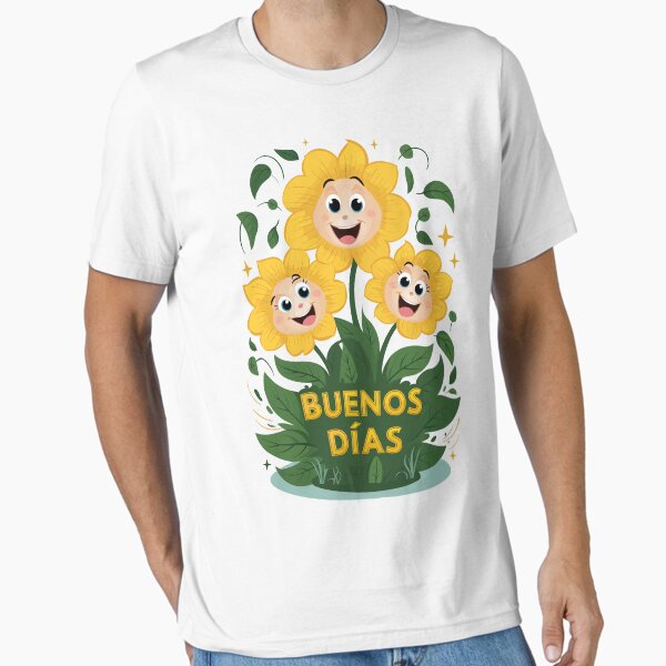 Item preview, Buenos Días - Cheerful Sunflowers designed and sold by Quirky Shirts.