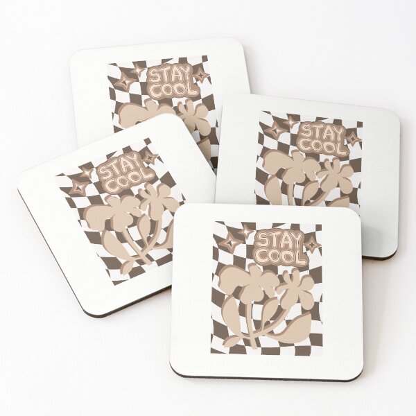 Item preview, Retro Geometric Pattern Groovy y2k 80s Trendy Flower T-shirt Sticker designed and sold by ThinkNature!.