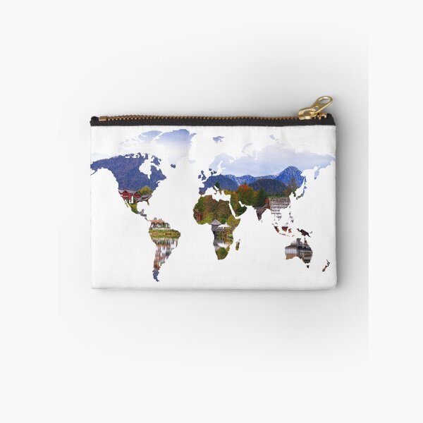 Item preview, World Map Scenic Landscape Background designed and sold by psrearick.