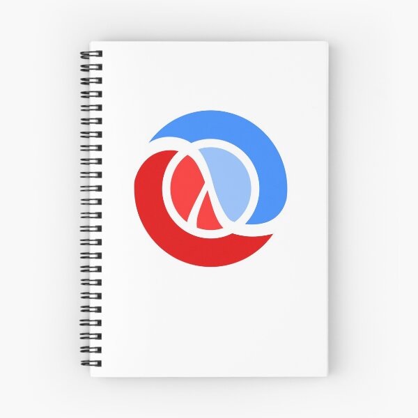 Item preview, Clojure Language Red & Blue Logo camiseta designed and sold by Rainwater Merch.