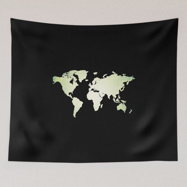 Item preview, World Map Scenic Sunshine Floral Background designed and sold by psrearick.