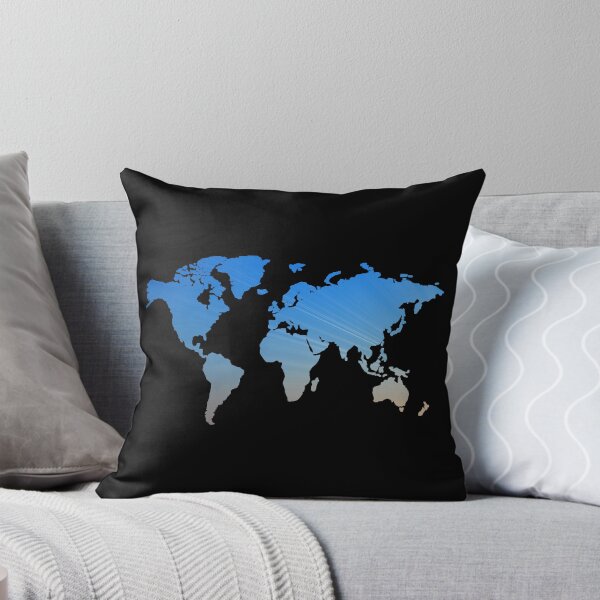 Item preview, World Map Scenic Sunshine Background designed and sold by psrearick.