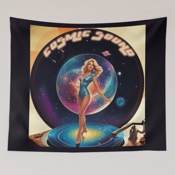 Item preview, Cosmic sound vinyl disco retro record designed and sold by La Loca.