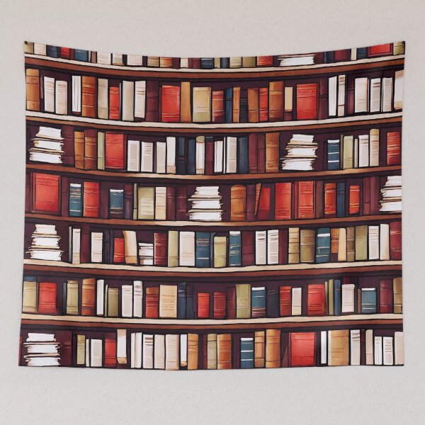 Item preview, Seamless Bookshelf Pattern 2 designed and sold by Tom-Johnson.