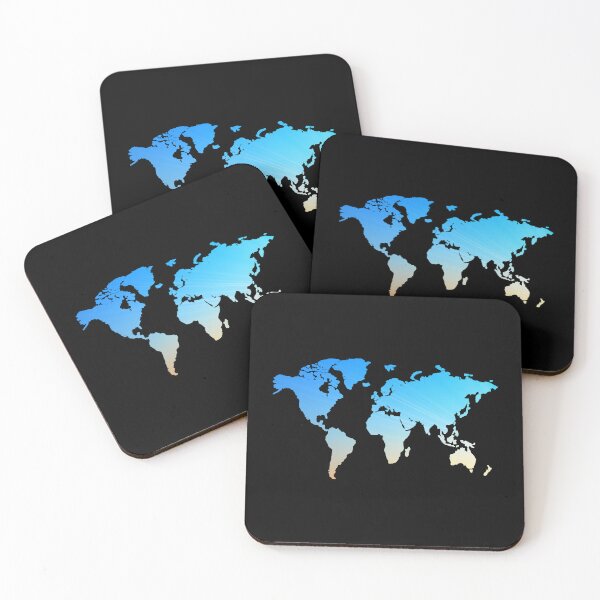 Item preview, World Map Scenic Sunshine Background designed and sold by psrearick.