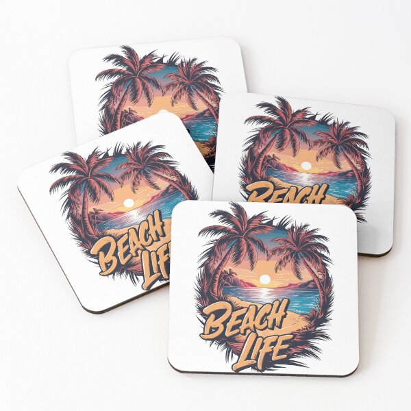 Item preview, Beach Life - Tropical Sunset Paradise designed and sold by Quirky Shirts.