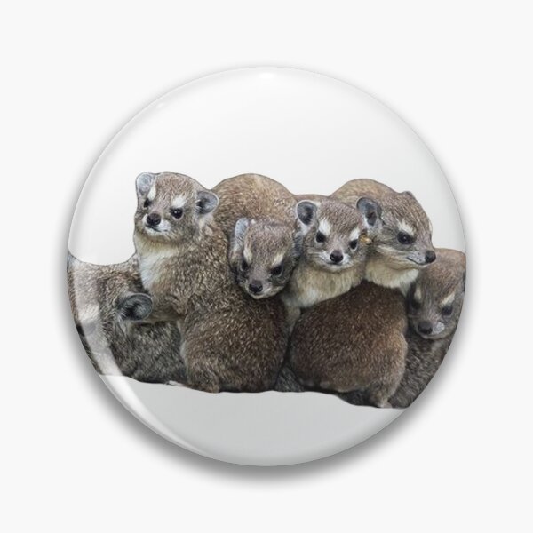 Item preview, Rock hyrax with babies  designed and sold by SillyLittleSnek.