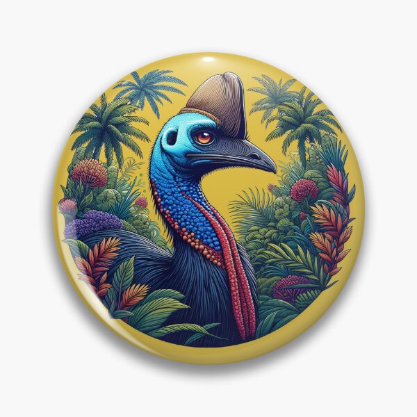 Item preview, Cassowary Art #7 | Cassowary Lovers designed and sold by ksgraphics222.
