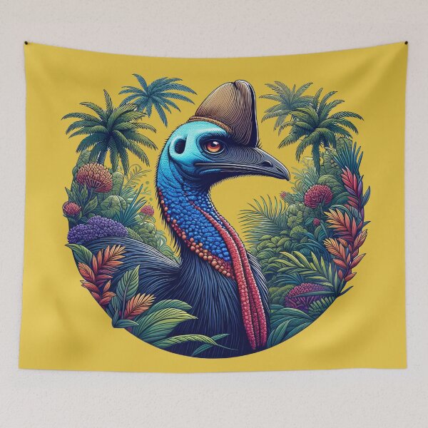 Item preview, Cassowary Art #7 | Cassowary Lovers designed and sold by ksgraphics222.