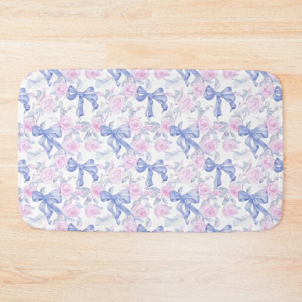 Item preview, Blue Bow and Pink Roses - Coquette Feast designed and sold by Gourmet Neko Art | .