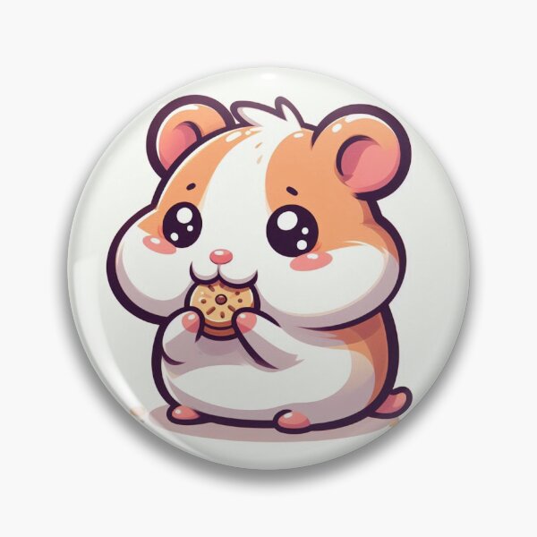 Item preview, Cute Eating Hamster designed and sold by Brzdacu.