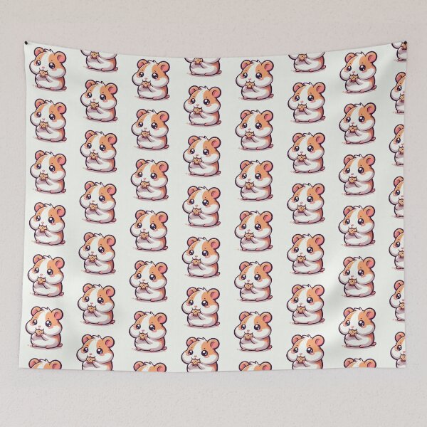 Item preview, Cute Eating Hamster designed and sold by Brzdacu.
