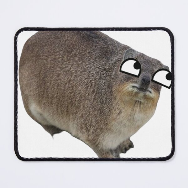 Item preview, derp eyed rock hyrax designed and sold by SillyLittleSnek.