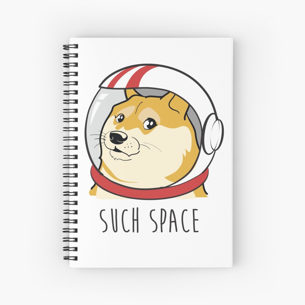 Doge Astronaut Such Space Art Print By Gettinitnow Redbubble redbubble