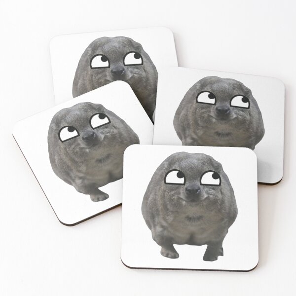 Item preview, derp eyed rock hyrax  designed and sold by SillyLittleSnek.