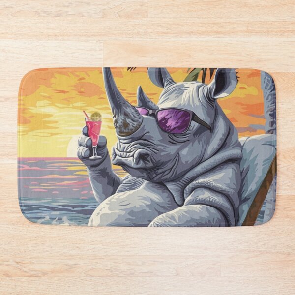 Item preview,  beautiful strong rhinoceros designed and sold by m-litomirskaya.