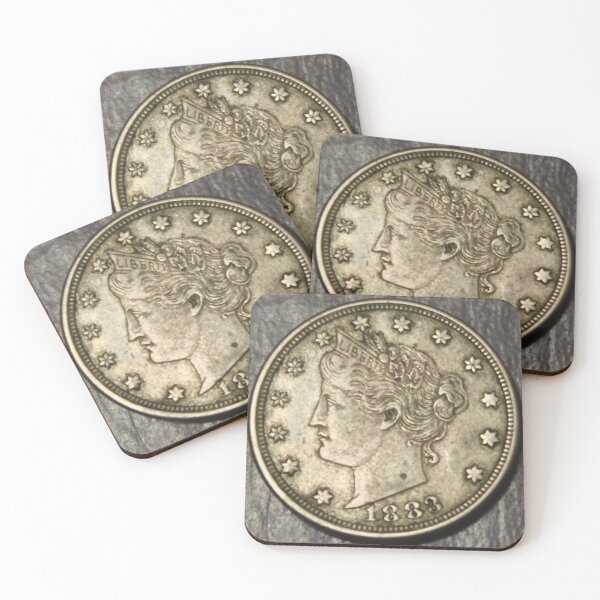 Item preview, 1883 Liberty "V" Nickel XF designed and sold by coinsxcrochet.