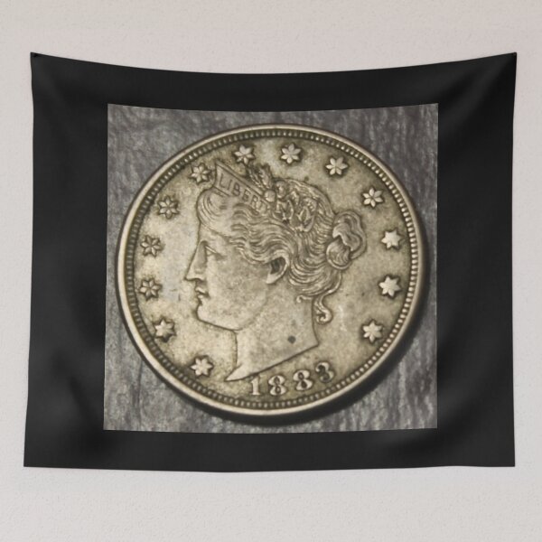 Item preview, 1883 Liberty "V" Nickel XF designed and sold by coinsxcrochet.