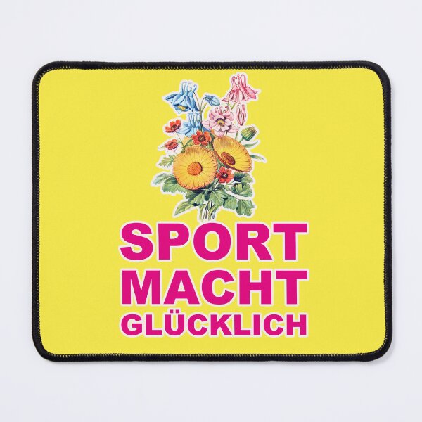 Item preview, Sport makes you happy, fitness quote designed and sold by Mauswohn.