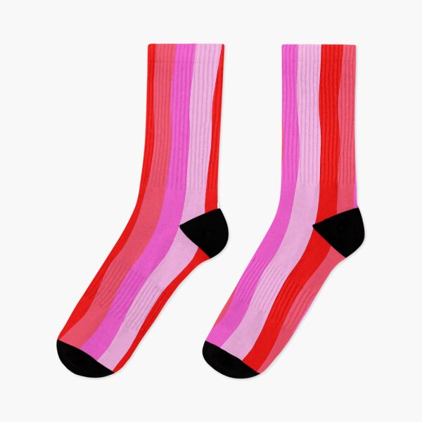 Item preview, Contemporary Pink and Red Stripes  designed and sold by OneThreeSix.