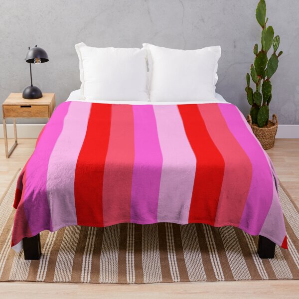 Item preview, Contemporary Pink and Red Stripes  designed and sold by OneThreeSix.