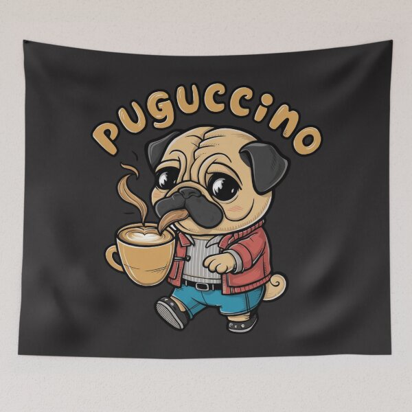 Item preview, Pug Dog - Puguccino designed and sold by 123ks.