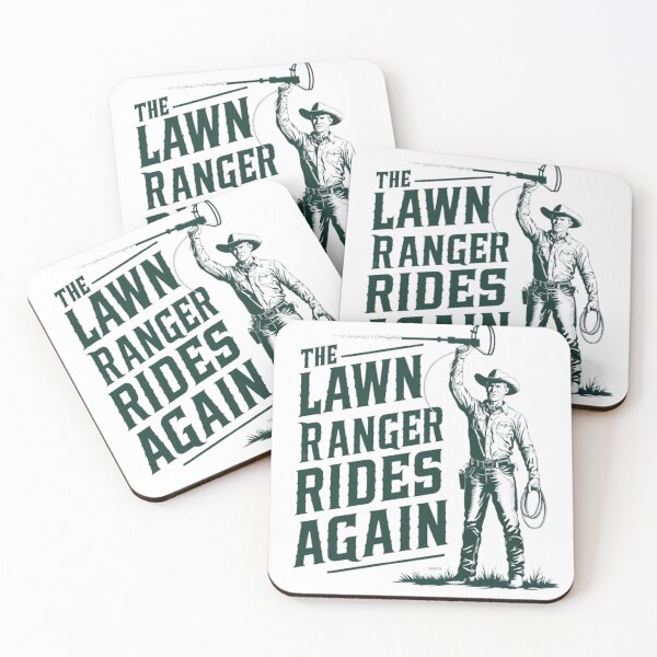 Item preview, The Lawn Ranger Rides Again T-Shirt | Fun Gift for Lawn Care Enthusiasts designed and sold by BeInStore (BIS).
