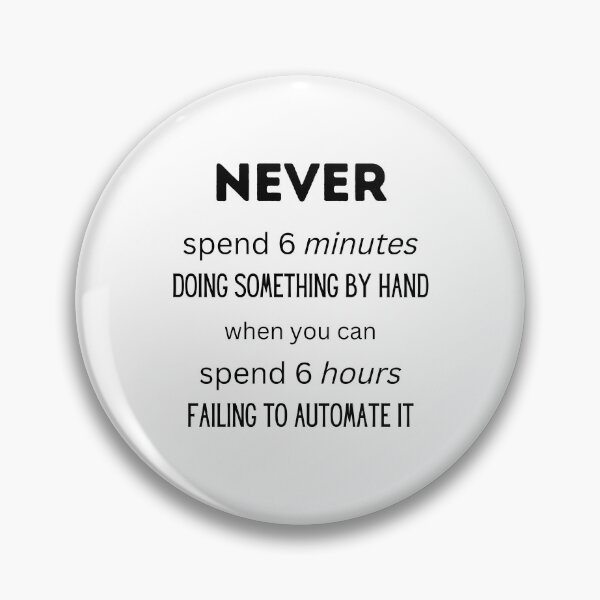 Item preview, Automation IT Programming Joke designed and sold by psrearick.