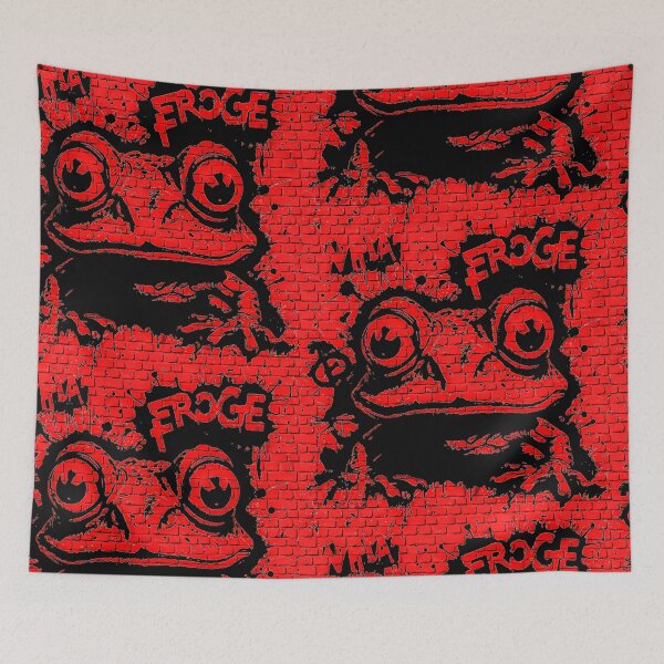 Item preview, "The Face of the Frog: Art and Mystery on the Wall" designed and sold by tigereyes180.