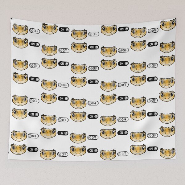 Item preview, Gecko Day and Night Activity Funny Design designed and sold by BeataY6Art.