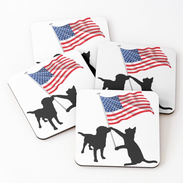 Item preview, Pet Lovers USA Flag designed and sold by PetPool.