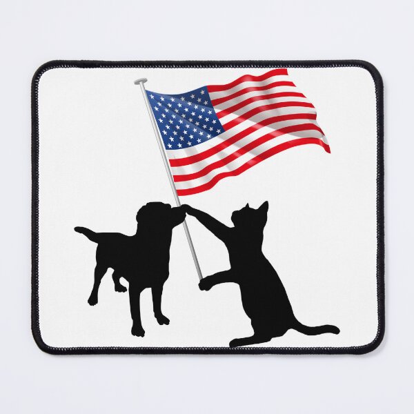 Item preview, Pet Lovers USA Flag designed and sold by PetPool.