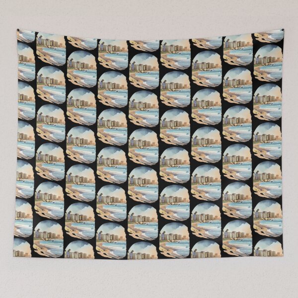 Item preview, watercolor san diego designed and sold by EuropeanPrints.