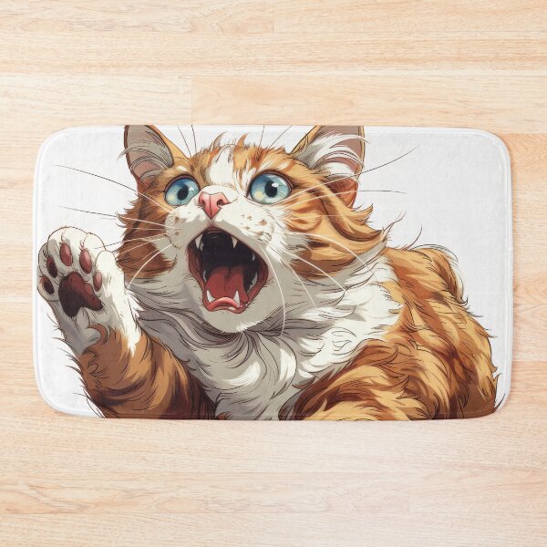 Item preview, Cat with playful paws designed and sold by wolfgangrainer.