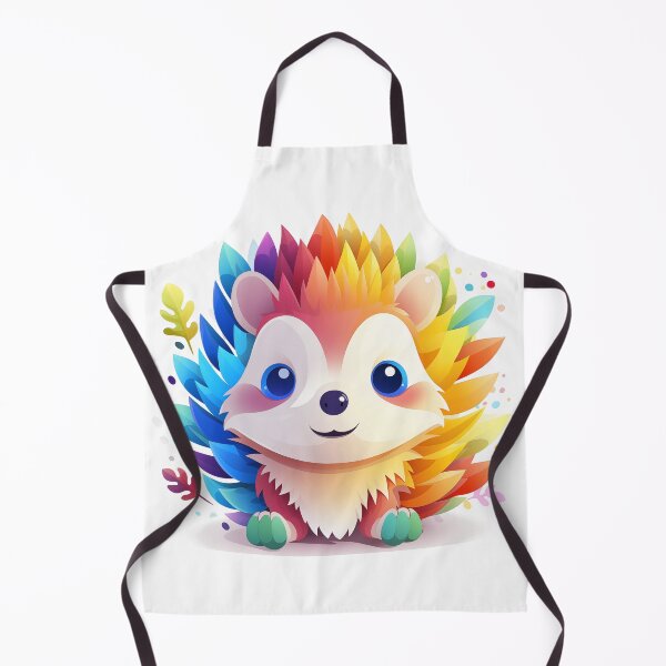 Item preview, Cute smiling colored hedgehog designed and sold by GoodThings66.