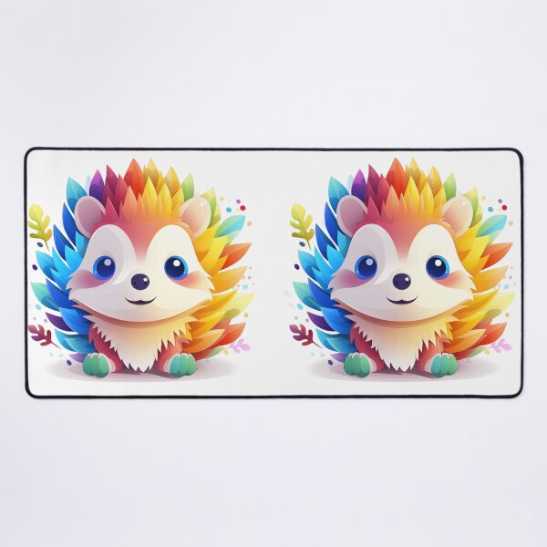 Item preview, Cute smiling colored hedgehog designed and sold by GoodThings66.