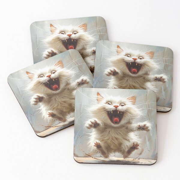 Item preview, Cat with playful paws designed and sold by wolfgangrainer.