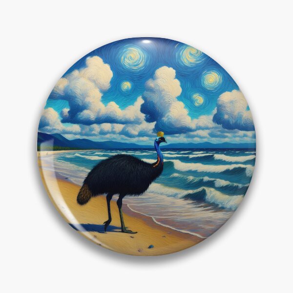 Item preview, Cassowary Art #9 | Cassowary Lovers designed and sold by ksgraphics222.