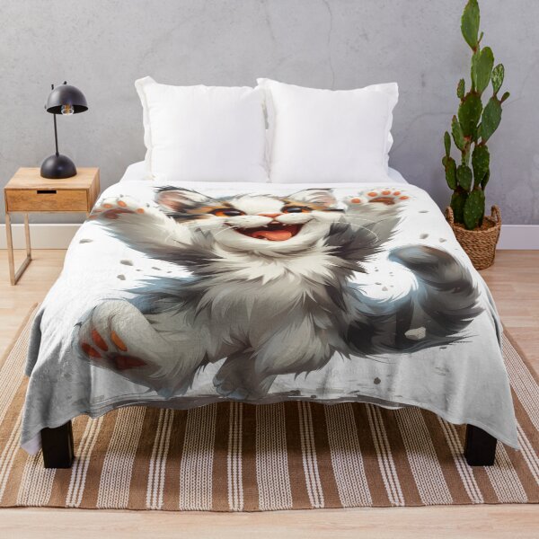 Item preview, Cat with playful paws designed and sold by wolfgangrainer.