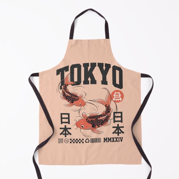 Item preview, Pez koi naranja, carpa y kanji para los amantes de Japón designed and sold by Mariana Piana.